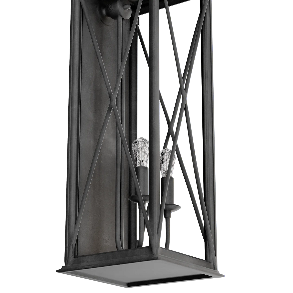 Colonial Wall Mounted Lantern, Extra Tall