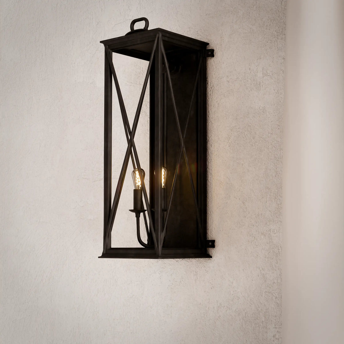 Colonial Wall Mounted Lantern, Extra Tall