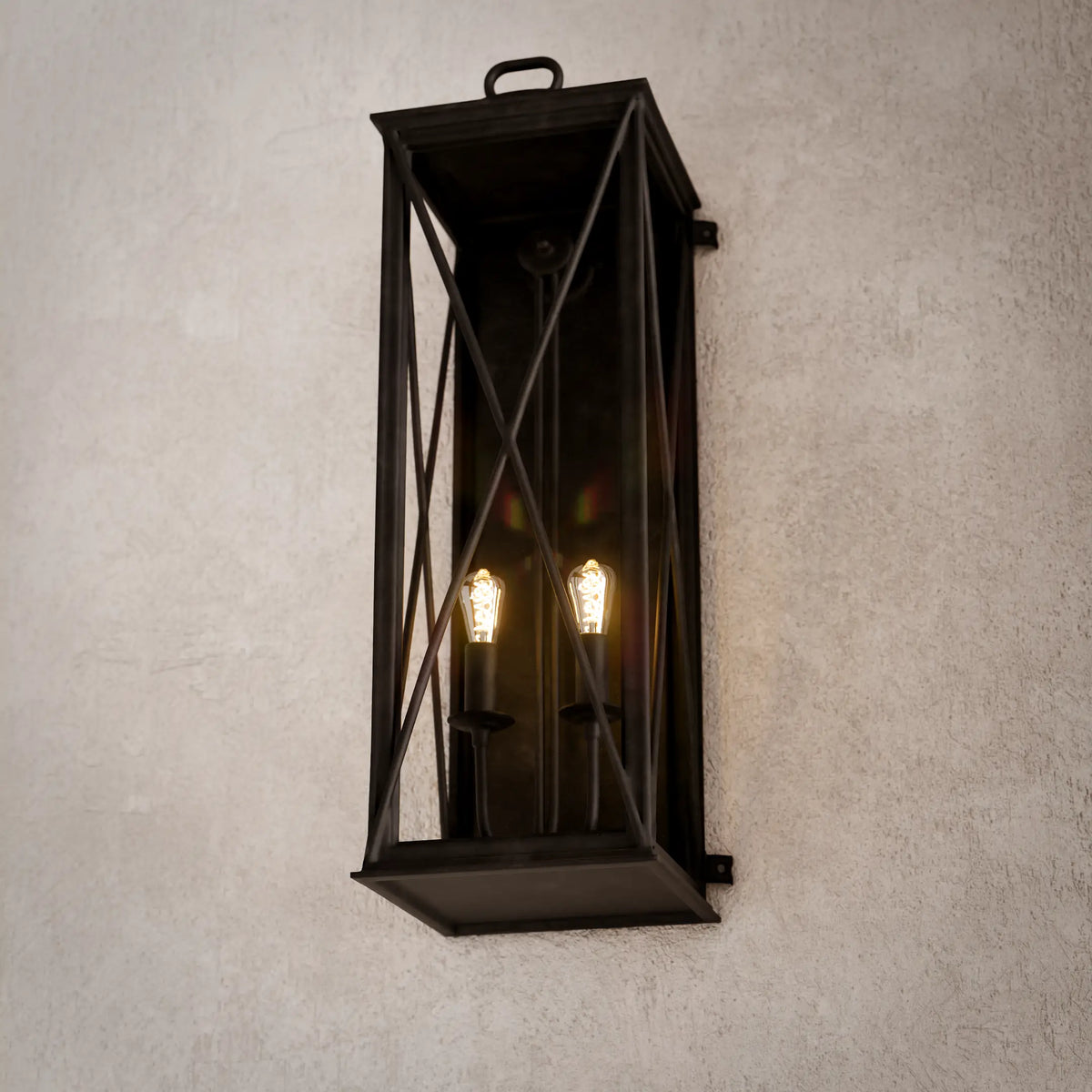 Colonial Wall Mounted Lantern, Extra Tall