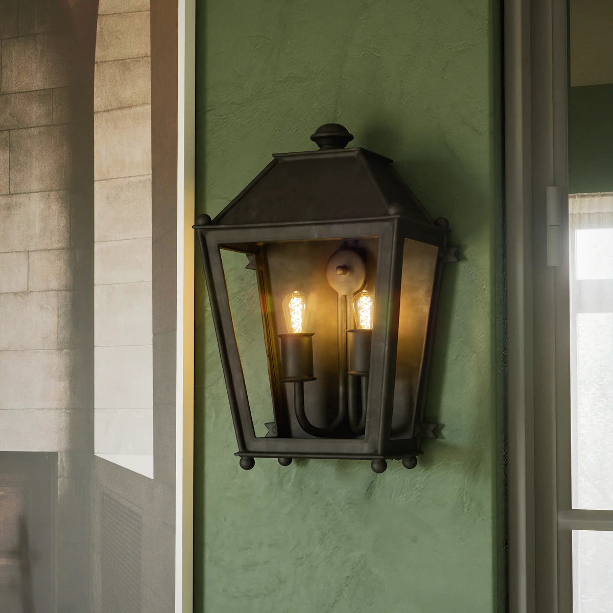 French Wall Mounted Lantern