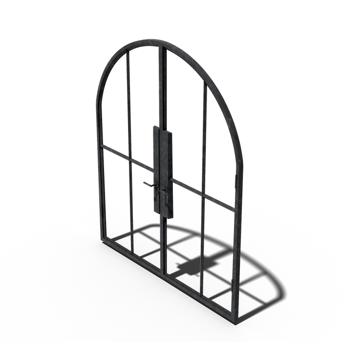 Double Arch Steel Door