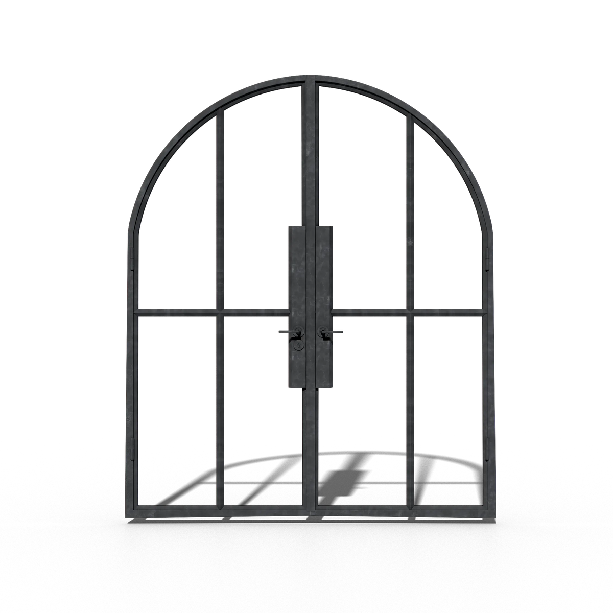 Double Arch Steel Door