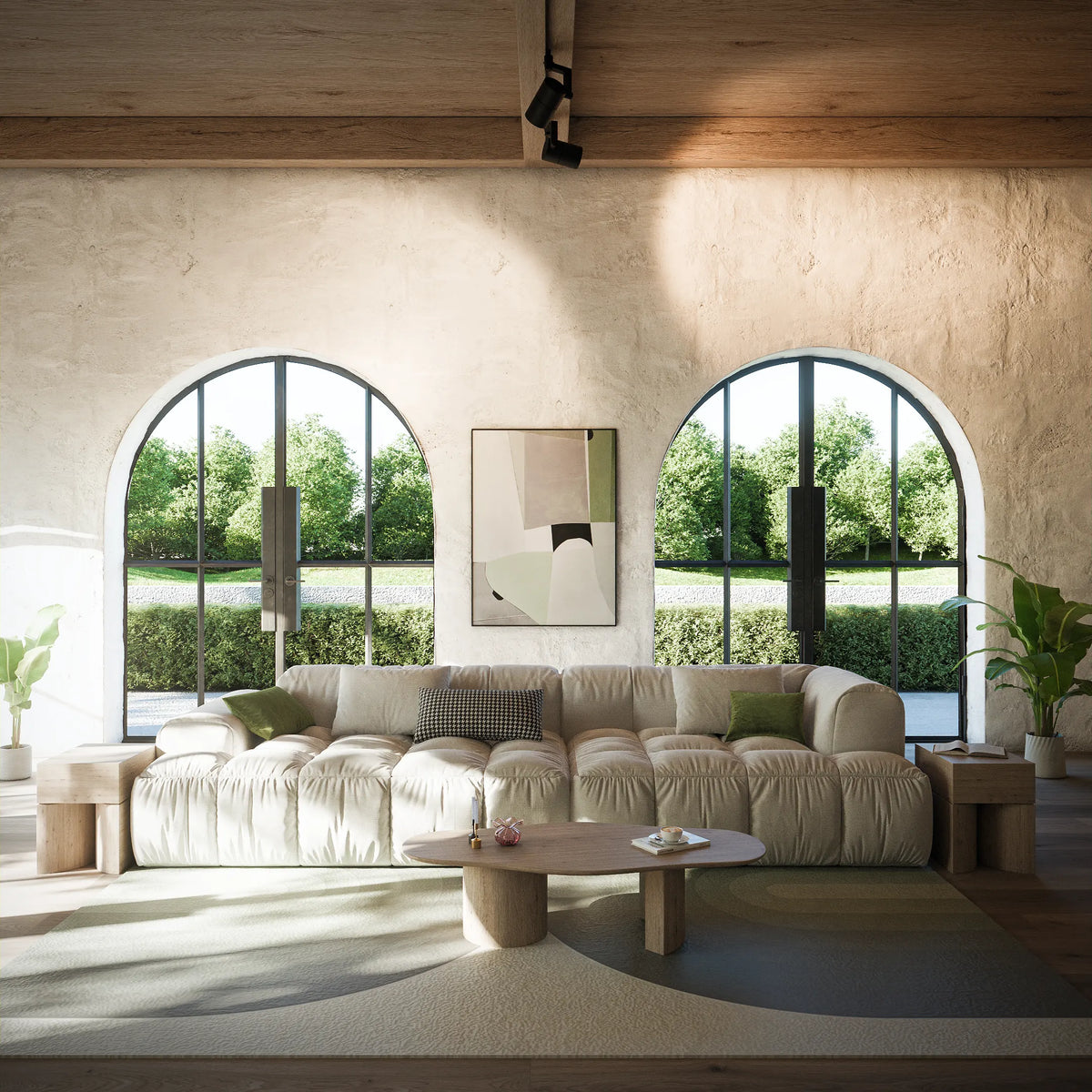 Double Arch Steel Door